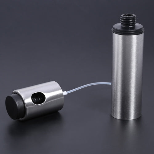 135ML Silver Oil Sprayer Stainless Steel Olive